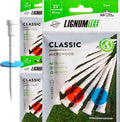 LIGNUM Unbreakable Microwood Golf Tees 50x More Durable/Adjustable Golf Tee/Innovative Wood Fiber and Natural Adhesives/Golf Tee, Golf Tees, Tees Golf, Golf Ball Tees/Pack of 3