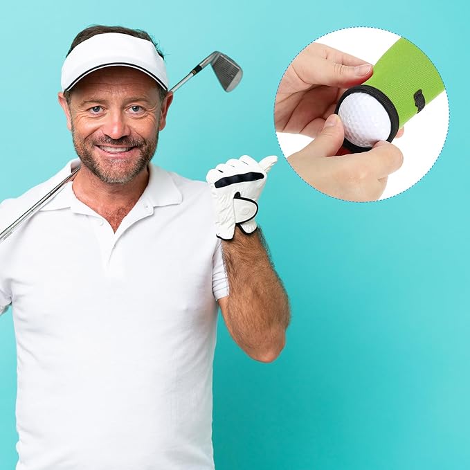 PATIKIL Golf Ball Carry Bag, Golf Tee Holder Pouch Portable Neoprene Golf Ball Holder with Clip for Men and Women Storage Gifts