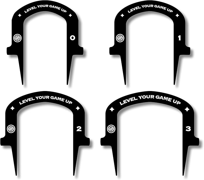 Back 2 Basics Putting Gates Set – Golf Putting Aid for Alignment & Accuracy – Gate Putting Green & Golf Putting Mat Trainer - Gate Putter Training Aid for Putting Green