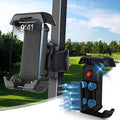 Golf Cart Magnetic Phone Holder Mount with 4 Vibration Dampeners and Anti Shake for EZGO/Club Car/Yamaha, Cell Phone Caddy with Upgrade N52 Magnets for 4.7"-7.2" iPhone/Samsung/Google Pixel