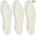 Shoe Filler Insert - Full Length Daily Latex Foam Shoe Inserts, Shoe Insoles for Shoes That are Too Big, 3 Pairs (EU 40, US Women 10 Men 7)