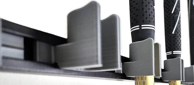 [JINTECH] Golf Club Holder, Wall Display, Wall Hanger, Rack, Mount, Organizer, Hold 17 Clubs on 36" Aluminum Rack (All Head up)