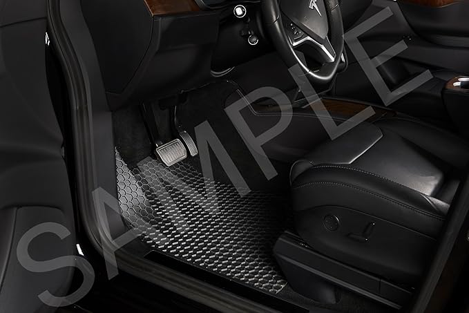 TOUGHPRO Floor Mats Accessories Set (Front Row + 2nd Row) for GMC Acadia All Weather Heavy Duty (Made in USA) Black Rubber 2017 2018 2019 2020 2021 2022 2023