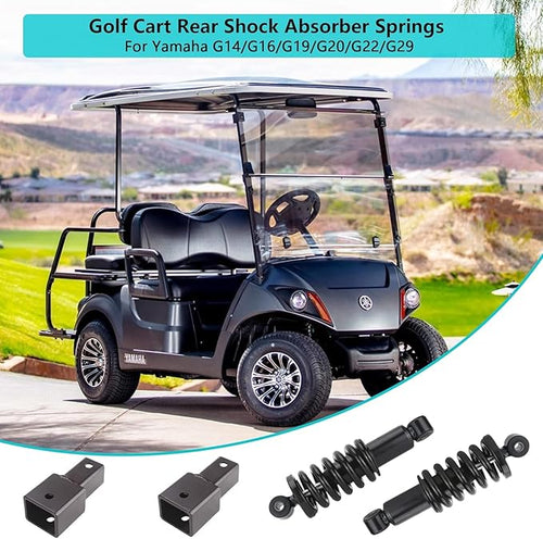 10L0L Golf Cart Heavy Duty Rear Shock Absorber Springs Fits for Yamaha G&E G14/G16/G19/G20/G22/G29 Golf Cart Models OEM JN4-F2210-00-00 JN3-F2210-00 JR6-F2210-00 JW2-F2210-10