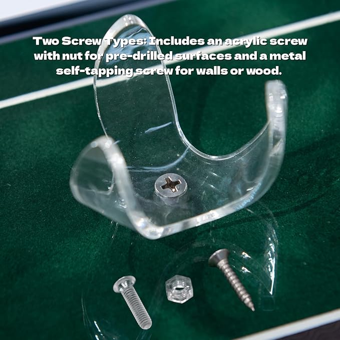 Golf Ball Wall Mount Display,Wall Holder Claw for Single Golf Balls ,Securely Mounts on Any Surface with Screws to Display Birdie, Eagle, Perfect Shot Milestone Balls | Golf Decor & Storage