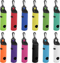 PATIKIL Golf Ball Carry Bag, 12 Pack Golf Tee Holder Pouch Portable Neoprene Golf Ball Holder with Clip for Men and Women Storage, Multicolor