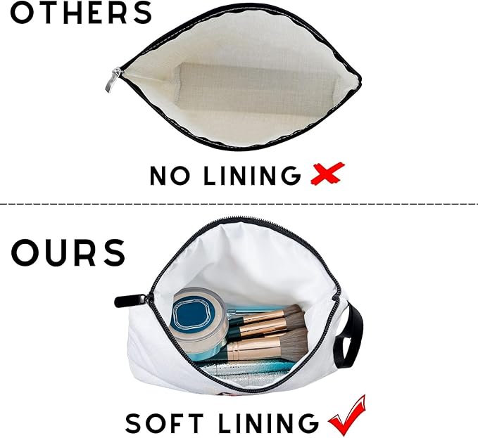 Volleyball Themed Travel Cosmetic Case, Blue, Cosmetic Bag, Zipper Closure, Women, Youth Girls