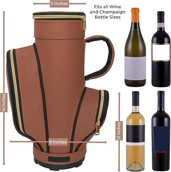 Caddydaddy Golf Bag Cooler - Gifts for Golfers, Essential Golf Accessories for Men, Premium Golf Gifts, Ideal for Keeping Drinks Cold, Versatile Picnic Chiller Cooler for On-The-Go Convenience