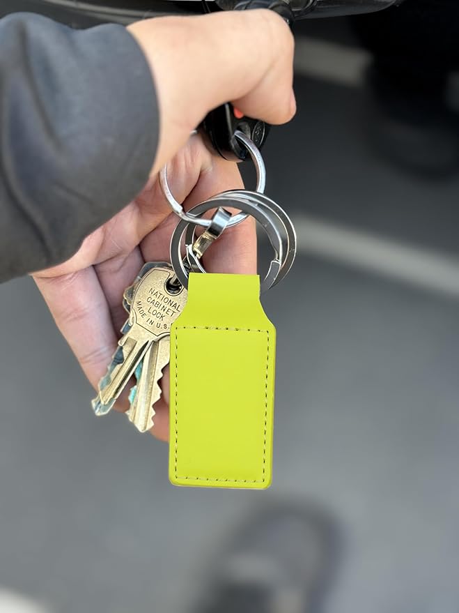 LaserGram Rectangle Keychain, Disc Golf, Personalized Engraving Included