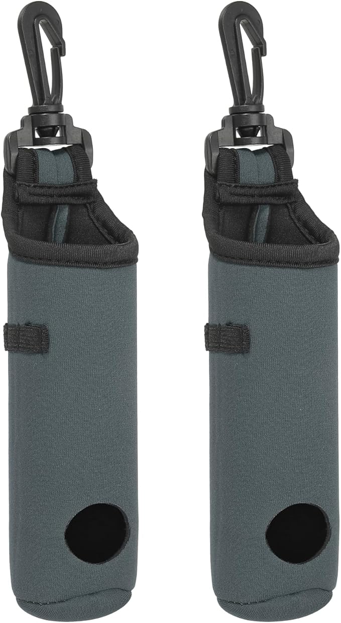 PATIKIL Golf Ball Carry Bag Golf Tee Holder Pouch Portable Neoprene Golf Ball Holder with Clip for Men and Women