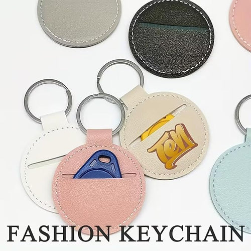 10Pack Personalized Leather Keychain Bulk, Custom Handmade Leather Key Chain Ring for Men/Women/Company Events