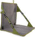 Crazy Creek HEX 2.0 Original Chair for Camping, Stadium Seating & More, Comfort on All Terrains, Adjustable Straps, Compact Design, Water-Resistant,Olive/Slate