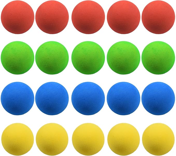 Golf Balls,Sponge Practice Golf Balls,Soft Colorful Golf Training Balls Garden Golf Balls for Indoor,Outdoor,Golf Practice