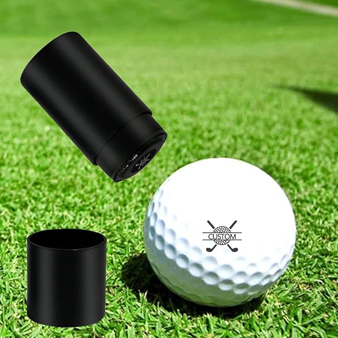 xrlsg Custom Golf Ball Stamp Personalized Self-Ink Golf Ball Stamper Monogram Ball Marker Gifts for Golfers Dad Husband Boyfriend