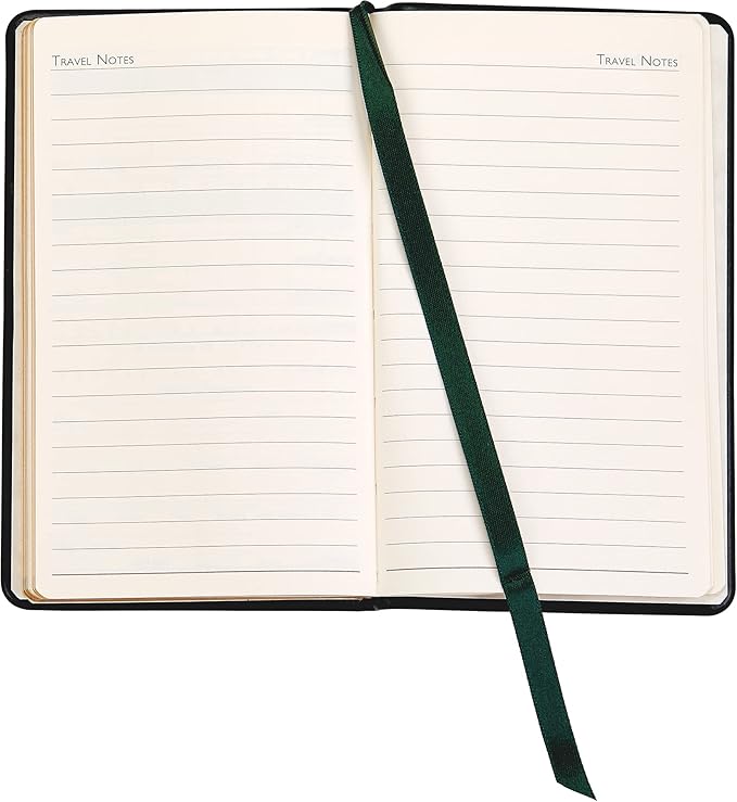 Graphic Image On The Green, Golf Score Book, Genuine Calfskin Leather (Green, 3" x 5")