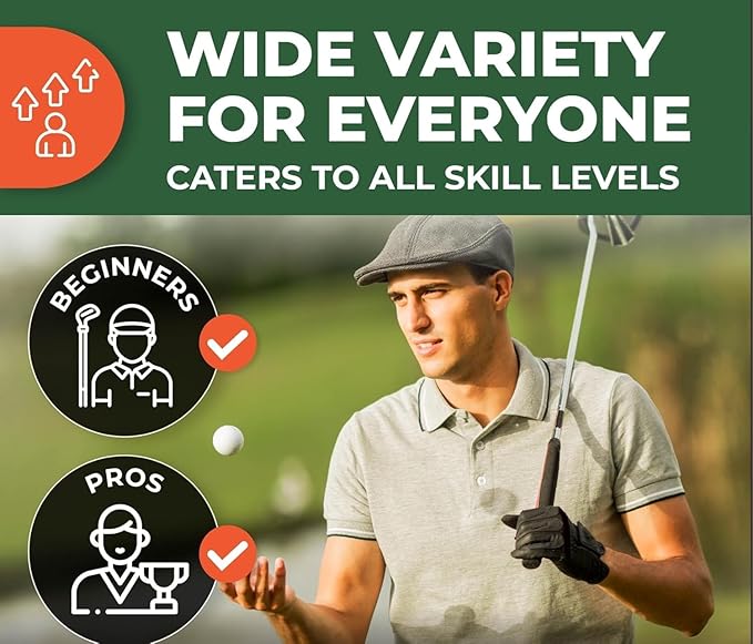 Golf Ball Monkey Recycled Hit-Away Practice Golf Balls with Mesh Bag - Pre-Owned Used Golf Balls for Driving Range & Training Golf Balls