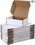 PHAREGE 6x4x2 inch Shipping Boxes Bulk 25 Pack White, Tab Lock Tuck Top Mailer Boxes for Packaging Small Business, Small Cardboard Gift Boxes for Wrapping Mailing Present