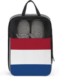 Travel Shoe Organizer with Zipper Closure Portable Shoe Packing Storage Bag Sport Sneaker Bags (Netherlands Flag)