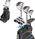 Precise M3 Men’s 14-Piece Golf Set – 460cc Driver, Wood, Hybrid, 6-PW Irons, Putter, Stand Bag, 3 Headcovers and Cover - RH