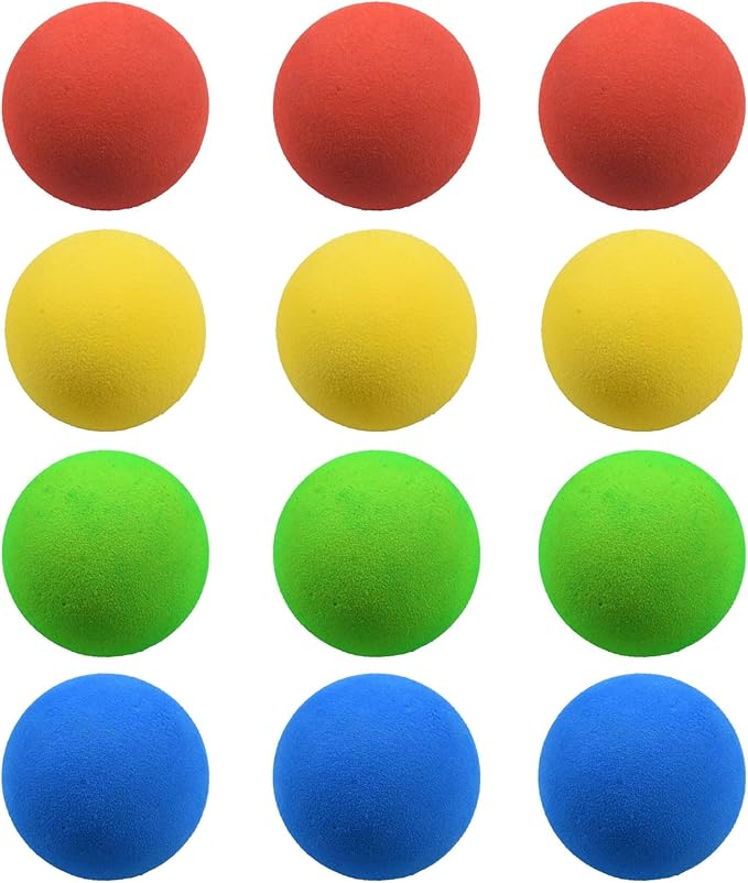 Golf Balls,Sponge Practice Golf Balls,Soft Colorful Golf Training Balls Garden Golf Balls for Indoor,Outdoor,Golf Practice