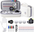 Golf Gifts for Golfers Men Women, 23Pcs Golf Accessories Kit Must Have Golf Balls Golf Tees Glove Holder Golf Ball Liner Pen Divot Repair Tool Score Counter, DIY Gift for Christmas Day Birthday