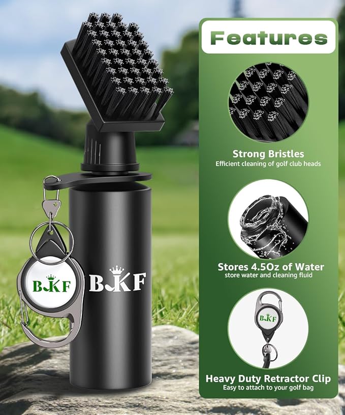 Golf Club Cleaner Brush Golf Water Brush 4oz Water Washer Scrub Cool Golf Gadget Golf Items Essentials Golf Accessories Unique Golf Gifts for Men