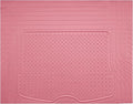 PIC AUTO Heavy Duty Rubber Trunk Cargo Liner Floor Mats, Trimmable to Fit for Car, SUV, Van, and Trucks – All-Weather Protection, Anti-Slip Backing, Easy to Clean, Durable and Long-Lasting(Large,Pink)
