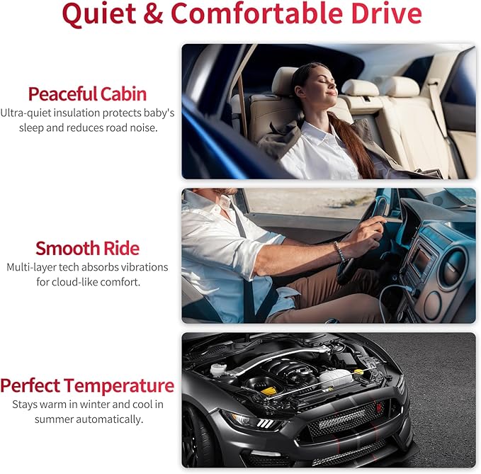 Car Sound Deadening Mat 236mil 18sqft - Automotive Hood Insulation Pad - Self-Adhesive Auto Audio Heat Shield Sound Dampening Foam Board Aluminum for Door Floor