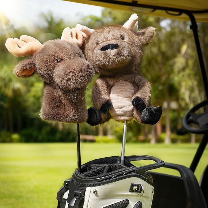 Funny Golf Driver Head Gover, Animal Golf Club Cover Ultra Premium Plush Tour Quality Driver Headcover for Men Women