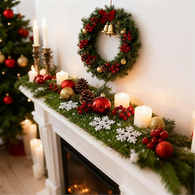 GLOBREEN Artificial Turf Grass Table Runner for Green Christmas Mantle Decor Football Golf Table Centerpiece Party Decorations, Wedding, Birthday, Baby Shower 12" x 108"