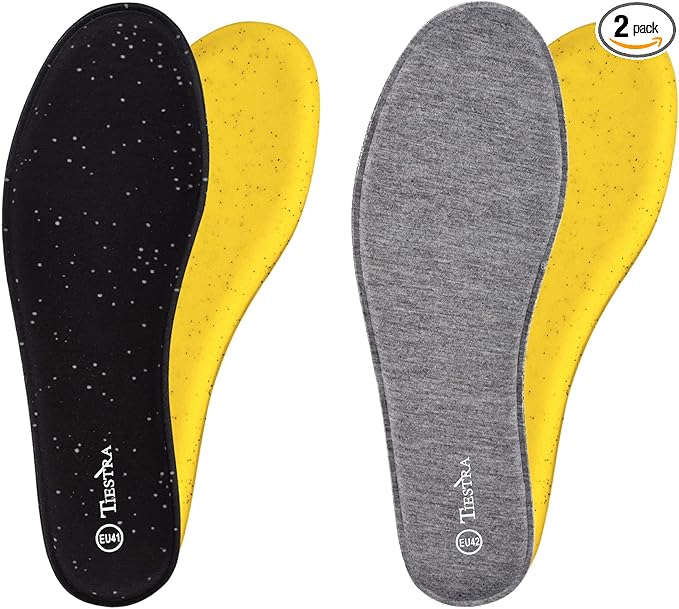 2 Pair -Shoe Inserts for Mens Memory Foam Insoles,Replacement Insoles for Work Boots Running Shoes, Cushion Shock Absorbing for Foot Pain Relief, Comfort Breathable Inner Soles 45EU,US12