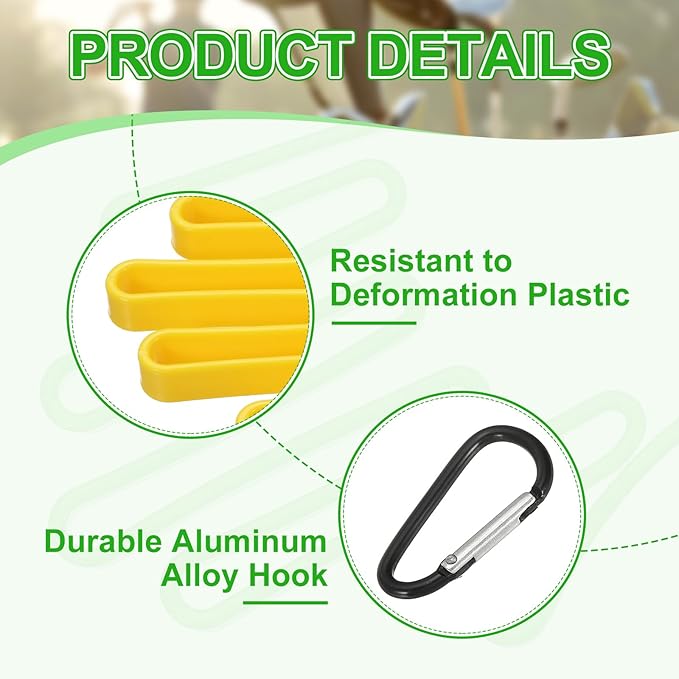 PATIKIL Golf Gloves Stretcher,Plastic Keeper Support Rack Holder Dryer Hanger Frame with Hanging Hooks