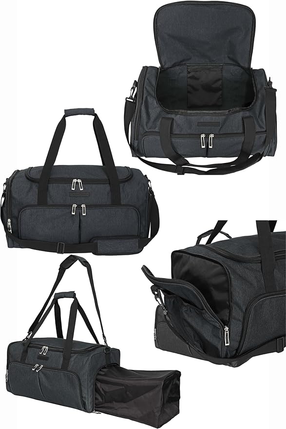 CaddyDaddy Constrictor Soft-Sided Golf Travel Bag Cover with Thick Dense Foam Padded Top 1 Year Full Travel Bag Replacement Coverage | Wheels & Lockable Zippers Case for Transporting Clubs on Airlines