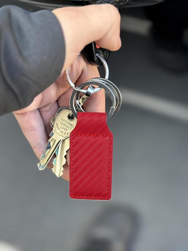 LaserGram Rectangle Keychain, Golfer Golfing, Personalized Engraving Included