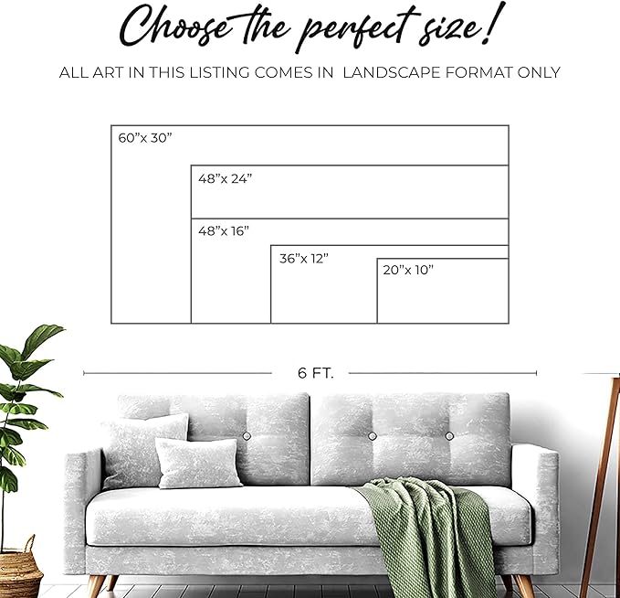 TAILORED CANVASES Golf Art Decor - Personalized Vintage Golf Wall Art Sign for Man Cave, Bedroom, Basement, Home Bar and Custom Gift for Husband, Dad, Wedding & Anniversary - 19th Hole Sign, 48"x16"