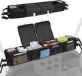 ORKELS Foldable Universal Golf Cart Storage Basket Organizer, No-Drill 1680D Inner Front Caddy for EZGO, Club Car, Kandi, and Electric Carts - Durable Black Organizer