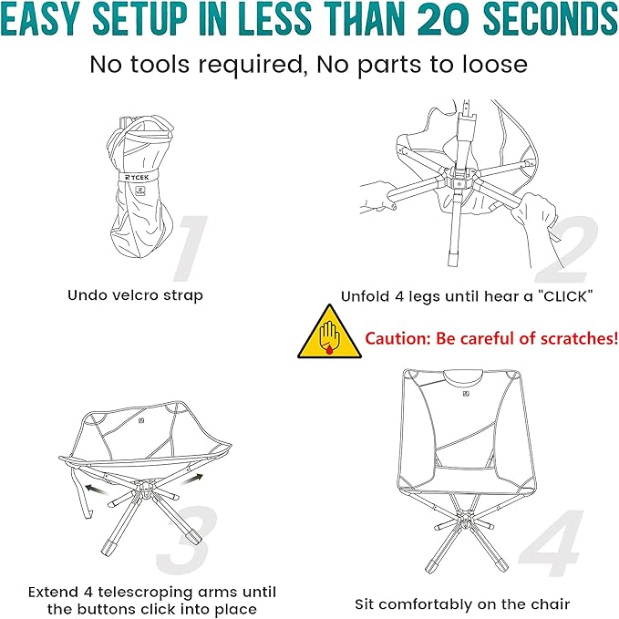 Portable High Back Camping Chair with Adjustable Height, Small Compact Outdoor Folding Chair for Adults Travel, Riselite Collapsible Lightweight Packable Camp Chairs, Easy Carry and Quick Setup