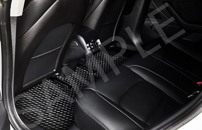 TOUGHPRO Floor Mats Accessories Set + 3nd Row for Infiniti QX80 2nd Row Bucket Seating with Full Console All Weather Heavy Duty (Made in USA) Black Rubber 2025 2026