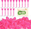 FINGER TEN Unbreakable Golf Tees Plastic 3 1/4 inch Value 50/100 Pack, Low Friction & Low Ball Spin Long Tees to Improve Distance & Accuracy, Durable Tees with Assorted Colors to Practice