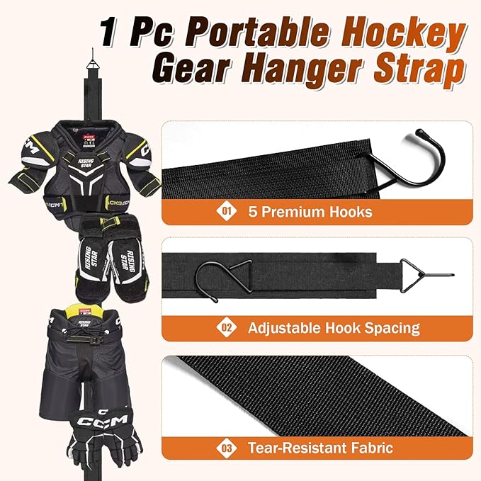 Sports Equipment Organizer Pro, Heavy Duty Golf Bags Stand, Extra Large Ball Storage Rack for Garage, Sports Gear Storage with Pegboard and Hooks, 360° Swivel Wheels