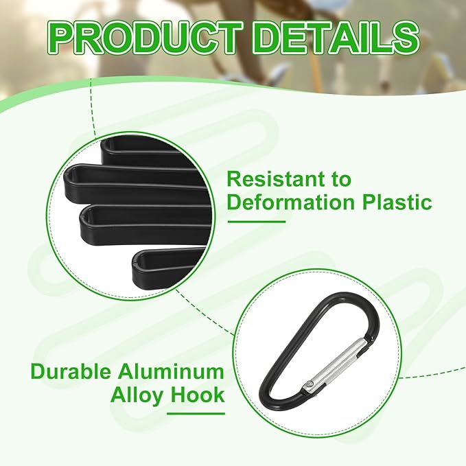 PATIKIL Golf Gloves Stretcher,Plastic Keeper Support Rack Holder Dryer Hanger Frame with Hanging Hooks