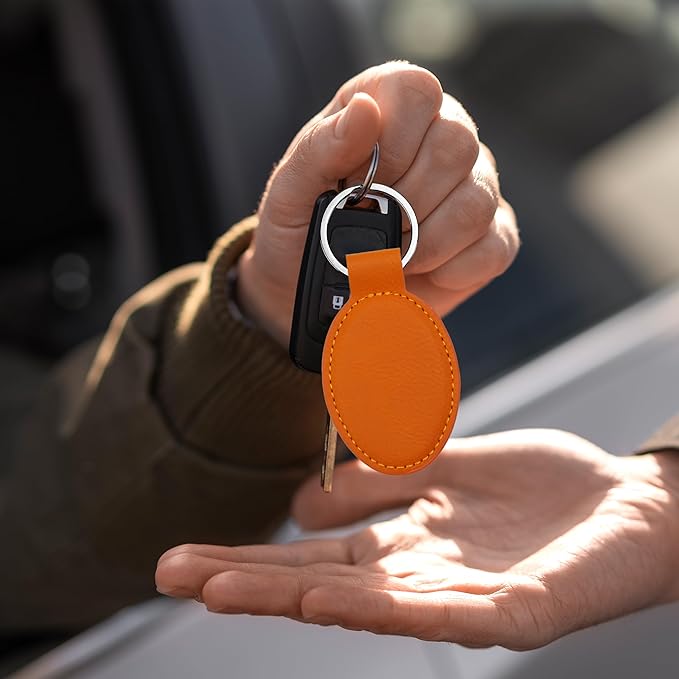 LaserGram Oval Keychain, Water Polo, Personalized Engraving Included