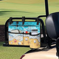 Beach Golf Cart Rear Seat Organizer Foldable Storage Bag for Club Car, Wheelchair and Walker