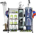 ROOMTEC Golf Bag Storage Garage Organizer,Golf Club Bag Storage Rack for Garage, Extra Storage Rack for Golf Clubs,Golf Bag Organizer Fit for Garage,Shed,Basement