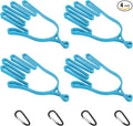 PATIKIL Golf Gloves Stretcher,Plastic Keeper Support Rack Holder Dryer Hanger Frame with Hanging Hooks