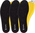3 Pair -Shoe Inserts for Womens Memory Foam Insoles,Replacement Insoles for Work Boots Running Shoes, Cushion Shock Absorbing for Foot Pain Relief, Comfort Breathable Inner Soles Black 41EU,US10