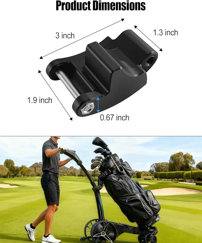 Golf Bag Accessories Compatible with MGI Ai Navigator GPS+, Anti-Twist Stabilizer to Prevent Bag Rotation and Enhance Stability