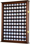 Golf Ball Display Case Holder Cabinet Wall Rack Stand Select Your Size 98% UV Lockable 5 Sizes 4 Colors to Choose