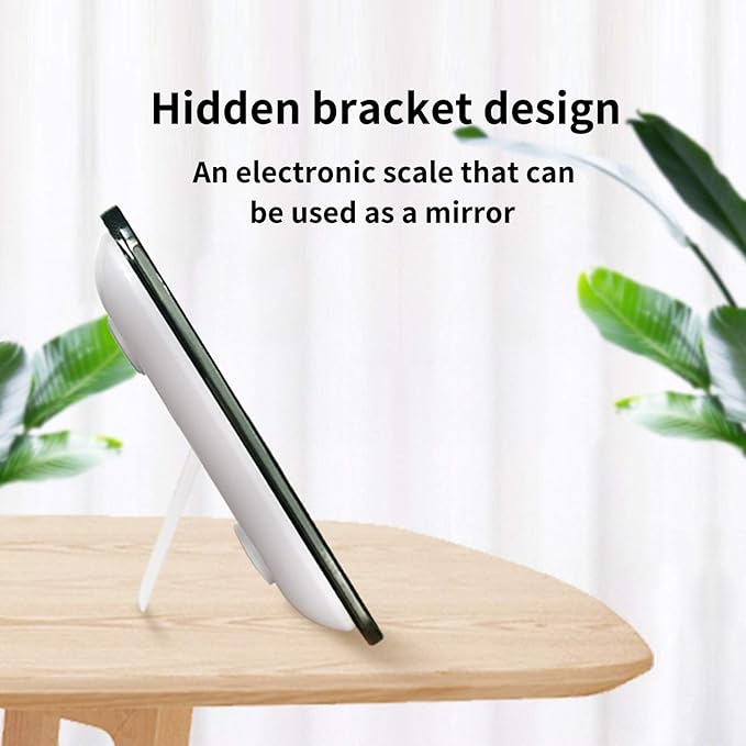 Travel Scale for Body Weight, Venugopalan Small Portable Body Weight Scales Digital Bathroom Mirror Scale Mini Electronic Scale for Personal Health, Body Tape Measure Included (Battery)