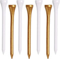 Golf Tees, 3 1/4Inch, 77 Count,Professional Deluxe Wooden Golf Tee, More Than 20 Colors Combination, Natural Hard Wood Golf Tee